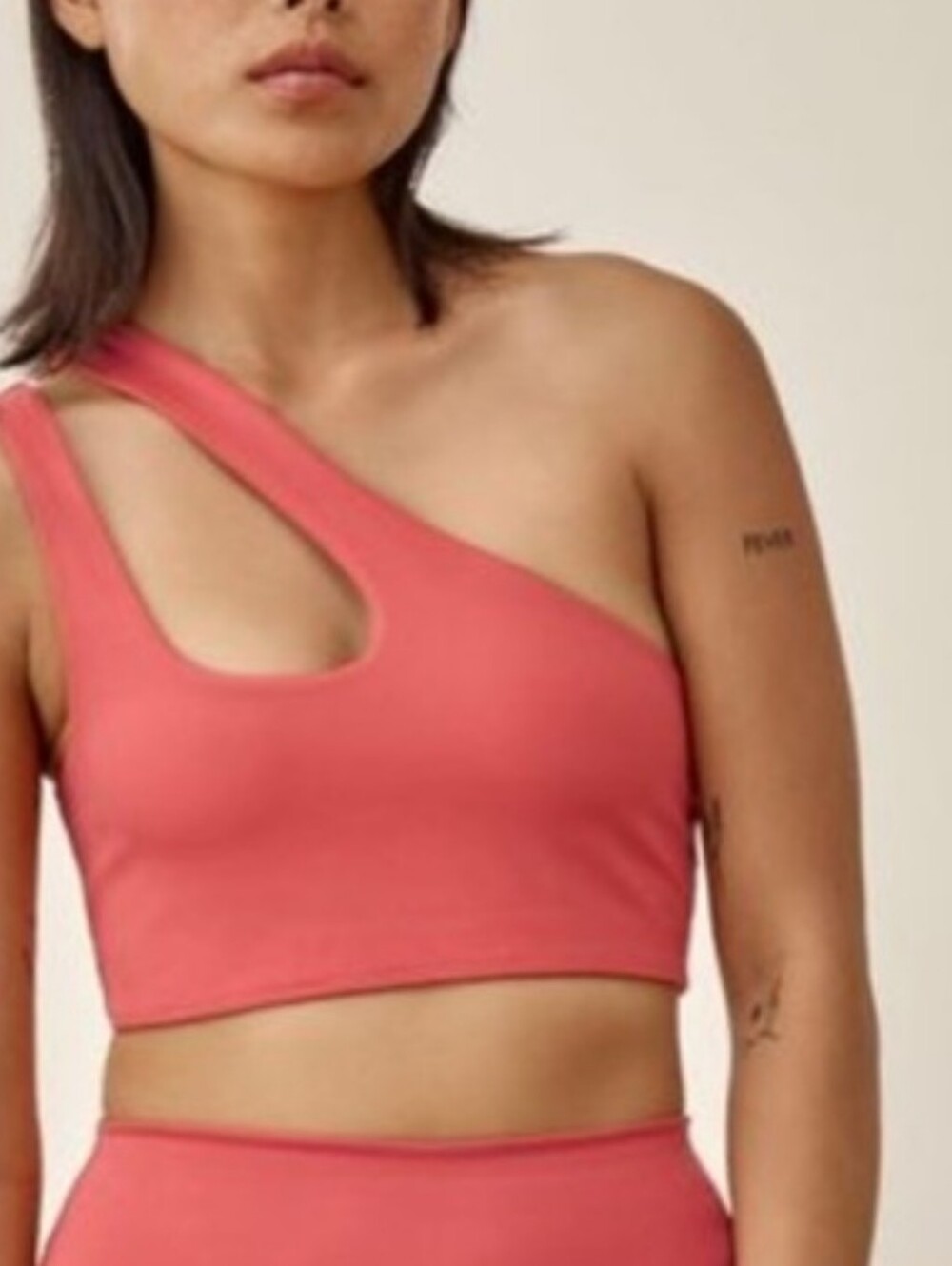 Nwt reformation Eco Move Simone Sport Bra W Cut Out One Shoulder Xs